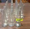 (20) GLASS TABLE VASES.