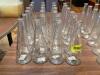 (20) GLASS TABLE VASES.