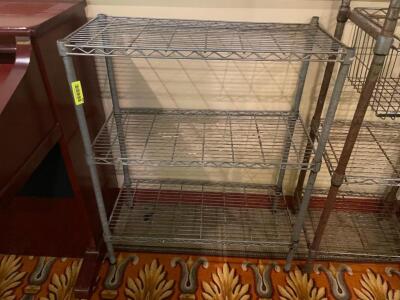 36" X 14" THREE TIER WIRE SHELF