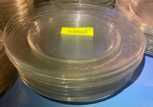 (12) 10.5" GLASS PLATES