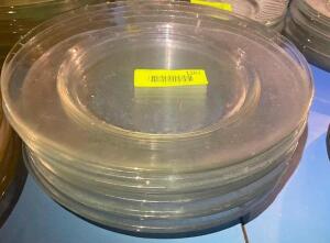 (12) 10.5" GLASS PLATES