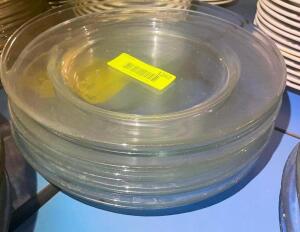 (12) 10.5" GLASS PLATES