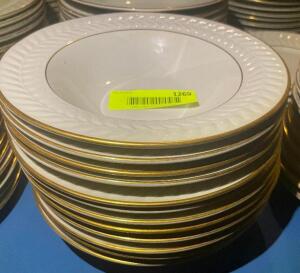 (36) 8.5" CHINA BOWLS W/ CASCADE PATTERN