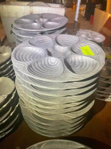 (20) PEWTER OSTER PLATES