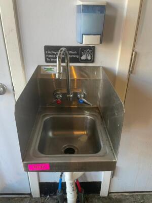 REGENCY WALL MOUNTED STAINLESS HAND SINK