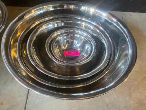 (6) PIECE STAINLESS MIXING BOWL SET