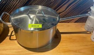 10" STAINLESS SAUCE POT WITH LID