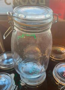 (11) LARGE MASON JARS W/ LIDS