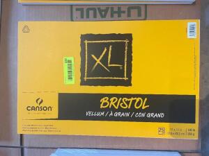 (3) BRISTOL XL 11" X 17" DRAWING PADS