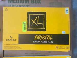 (3) BRISTOL XL 11" X 17" DRAWING PADS