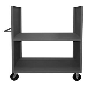 DESCRIPTION: (1) 2 SIDED SOLID TRUCK, UTILITY CART BRAND/MODEL: DURHAM INFORMATION: STEEL RETAIL$: $1032.00 EA SIZE: 2 SHELVES QTY: 1