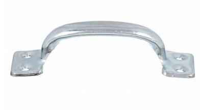 DESCRIPTION (1) PACK OF (20) GRAINGER STEEL PULL HANDLE BRAND/MODEL 4PE15 ADDITIONAL INFORMATION SILVER/POLISHED ZINC/RETAILS AT $56.60 PER PK OF 20 S