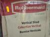 DESCRIPTION: (1) OUTDOOR VERTICAL SHED BRAND/MODEL: RUBBERMAID RETAIL$: $263.00 EA SIZE: 6' X 2'1" X2'6" QTY: 1 - 2