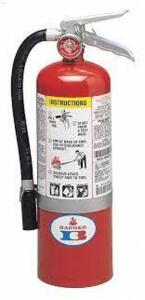 DESCRIPTION: (1) FIRE EXTINGUISHER BRAND/MODEL: BADGER #36MA27 INFORMATION: RED RETAIL$: $78,40 EA SIZE: 5 LB CAPACITY QTY: 1