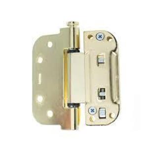 DESCRIPTION: (5) ADJUSTABLE SET, NON-REMOVABLE PIN, DOOR HINGES BRAND/MODEL: BRIXWELL #56-224PB INFORMATION: BRASS RETAIL$: $68.97 EA QTY: 5