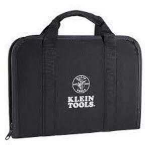 DESCRIPTION: (1) INSULATED TOOL STORAGE BAG BRAND/MODEL: KLEIN TOOLS INFORMATION: BLACK RETAIL$: 94.99 SIZE: NO TOOLS INCLUDED, BAG ONLY QTY: 1