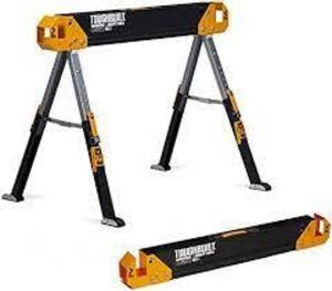 DESCRIPTION: (1) SAWHORSE / JOBSITE TABLE BRAND/MODEL: TOUGHBUILT #TB-C650 INFORMATION: BLACK RETAIL$: $95.65 EA QTY: 1