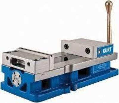 DESCRIPTION: (1) PULL TYPE VISE, DUCTILE IRON BRAND/MODEL: KURT #73411712 INFORMATION: BLUE RETAIL$: $979.00 EA SIZE: 6" QTY: 1