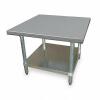 DESCRIPTION: (1) WORK TABLE BRAND/MODEL: PRODUCT NUMBER #2KRE3 INFORMATION: UNASSEMBLED RETAIL$: $446.89 EA SIZE: 24"W 24"D 24"H QTY: 1