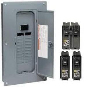 DESCRIPTION: (1) INDOOR MAIN CIRCUIT BREAKER BRAND/MODEL: HOMELINE #97814 RETAIL$: $194.99 EA SIZE: 3.75" X 39.37" X 14.12" QTY: 1