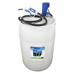 DESCRIPTION: (1) ELECTRIC OPERATED DRUM PUMP BRAND/MODEL: BLUE DEF #487A71 RETAIL$: $615.49 EA SIZE: 1/2 hp Motor HP, 55 gal For Container Size, Polye