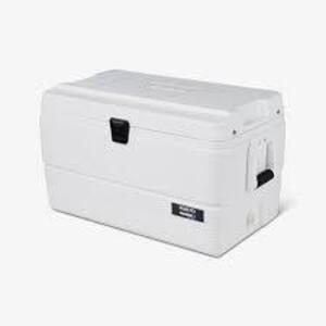 DESCRIPTION: (1) MARINE ULTRA COOLER BRAND/MODEL: IGLOO INFORMATION: WHITE RETAIL$: $124.00 EA SIZE: 72 QT QTY: 1