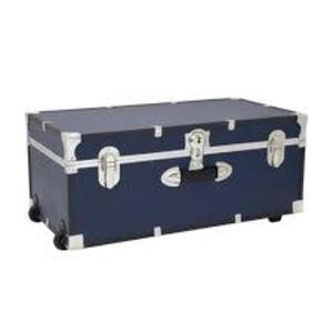 DESCRIPTION: (1) STORAGE TRUNK BRAND/MODEL: BLUE STORAGE INFORMATION: BLUE RETAIL$: $85.00 EA SIZE: 30" QTY: 1