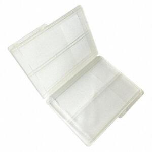 DESCRIPTION: (1) CASE OF (20) PLASTIC SLIDE BOX HOLDER BRAND/MODEL: LAB SAFETY SUPPLY #5PTL1 INFORMATION: CLEAR RETAIL$: $23.28 EA SIZE: HOLDS 50 SLID