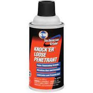 DESCRIPTION: (6) KNOCK ER LOOSE PENETRATING SOLVENT BRAND/MODEL: FLEET FARM RETAIL$: $8.00 EA SIZE: 9 OZ QTY: 6