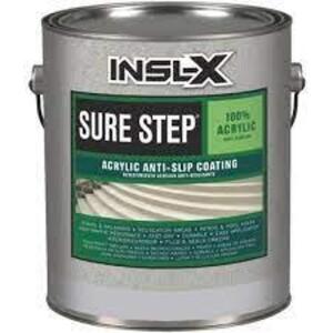 DESCRIPTION: (2) ACRYLIC ANTI SLIP COATING BRAND/MODEL: INSL-X #SU-0310 INFORMATION: LIGHT GRAY RETAIL$: 47.46 SIZE: 1 GALLON QTY: 2