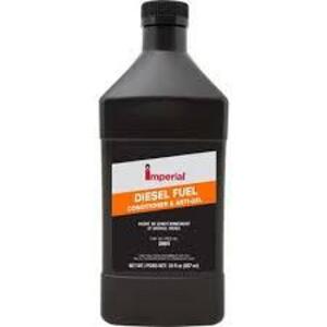 DESCRIPTION: (6) DIESEL FUEL CONDITIONER AND ANTI- GEL BRAND/MODEL: IMPERIAL #5664 RETAIL$: $6.58 EA SIZE: 30 FL OZ QTY: 6