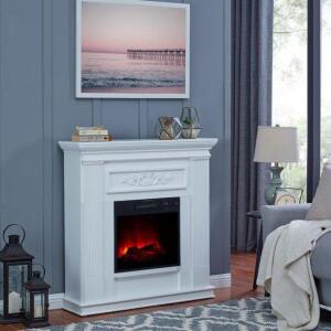 DESCRIPTION: (1) ELECTRIC FIREPLACE BRAND/MODEL: BOLD FLAME/595754444 RETAIL$: $264 SIZE: 38.00 x 10.24 x 39.00 QTY: 1