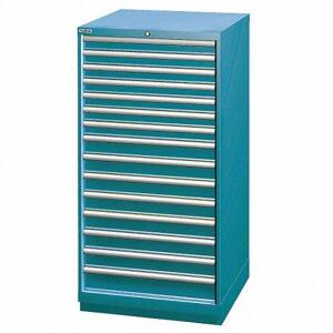 DESCRIPTION: (1) MODULAR DRAWER CABINET BRAND/MODEL: LISTA/13P598 INFORMATION: 15 DRAWERS, 300 COMPARTMENTS RETAIL$: $4,128.63 SIZE: 28 1/4 in x 28 1/