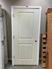 80" HOLLOW CORE 2-PANEL SQ. TOP INTERIOR DOOR WITH FRAME - 2