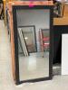 35" THICK-FRAMED RECTANGULAR WALL MIRROR