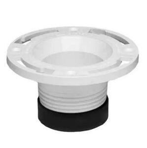 4 IN. PVC TWIST-N-SET OPEN TOILET FLANGE