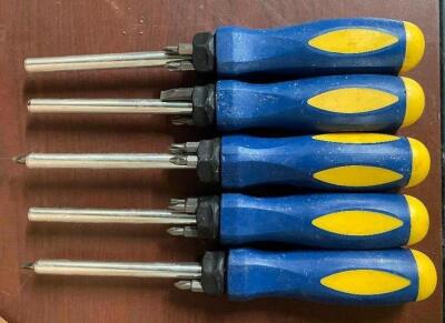 (5) - RATCHETING SCREWDRIVERS