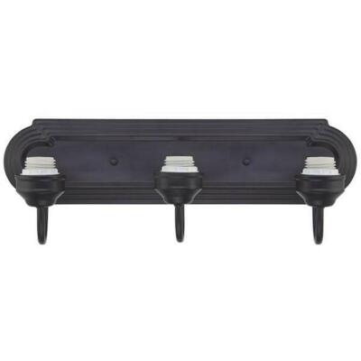 3-LIGHT OIL RUBBED BRONZE WALL FIXTURE