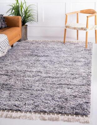 HYGGE SHAG COLLECTION MODERN MOROCCAN INSPIRED, PLUSH & COZY AREA RUG, 8 FT