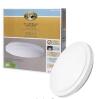 DIMMABLE 20 IN. ROUND WHITE LED FLUSH MOUNT CEILING LIGHT FIXTURE 2200 LUMENS 4000K BRIGHT WHITE