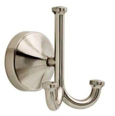 PHOEBE TRIPLE TOWEL HOOK IN BRUSHED NICKEL