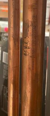 (2) - 10 FT. PIECES OF COPPER PIPE