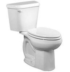 AMERICAN STANDARD COLONY ELONGATED TOILET, WHITE, 15", NO SEAT