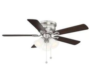 CLARKSTON II 44 IN. LED INDOOR BRUSHED NICKEL CEILING FAN