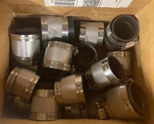 LARGE BOX OF ASSORTED PIPE FITTINGS