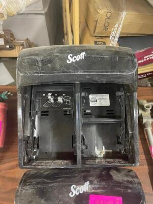 (3) - SCOTTS DUAL ROLL TISSUE DISPENSERS