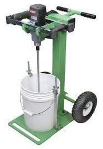 DESCRIPTION: (1) PORTABLE MIXING STAND BRAND/MODEL: CS UNITEC #25GP-WD INFORMATION: GREEN RETAIL$: $673.20 EA SIZE: FOR USE WITH 5 GALLON BUCKETS QTY: