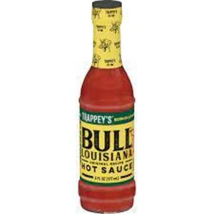 (10) BOTTLES OF BULL LOUISIANA HOT SAUCE