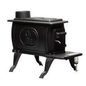 (1) LOGWOOD CAST IRON STOVE FOR HOME AND KITCHEN