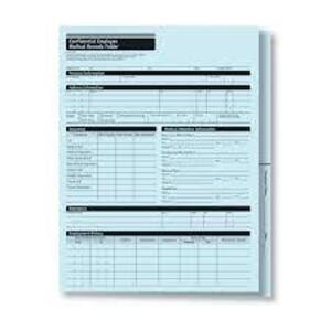 (6) PACKS OF (25) CONFIDENTIAL EMPLOYEE MEDICAL RECORDS FOLDER